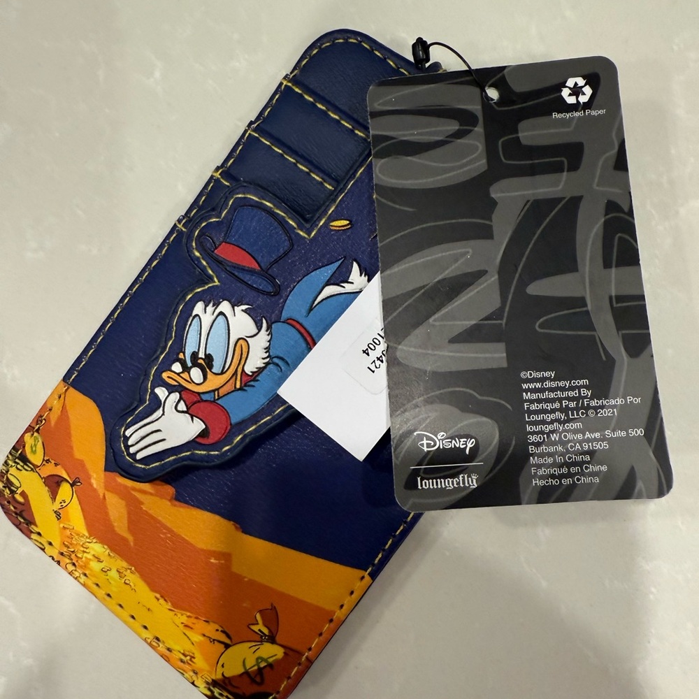 Disney Loungefly Scrooge McDuck Wallet